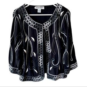 50% Off Bundles 🎄 Lauren Michelle Embroidered Top Button Cardigan Size XL